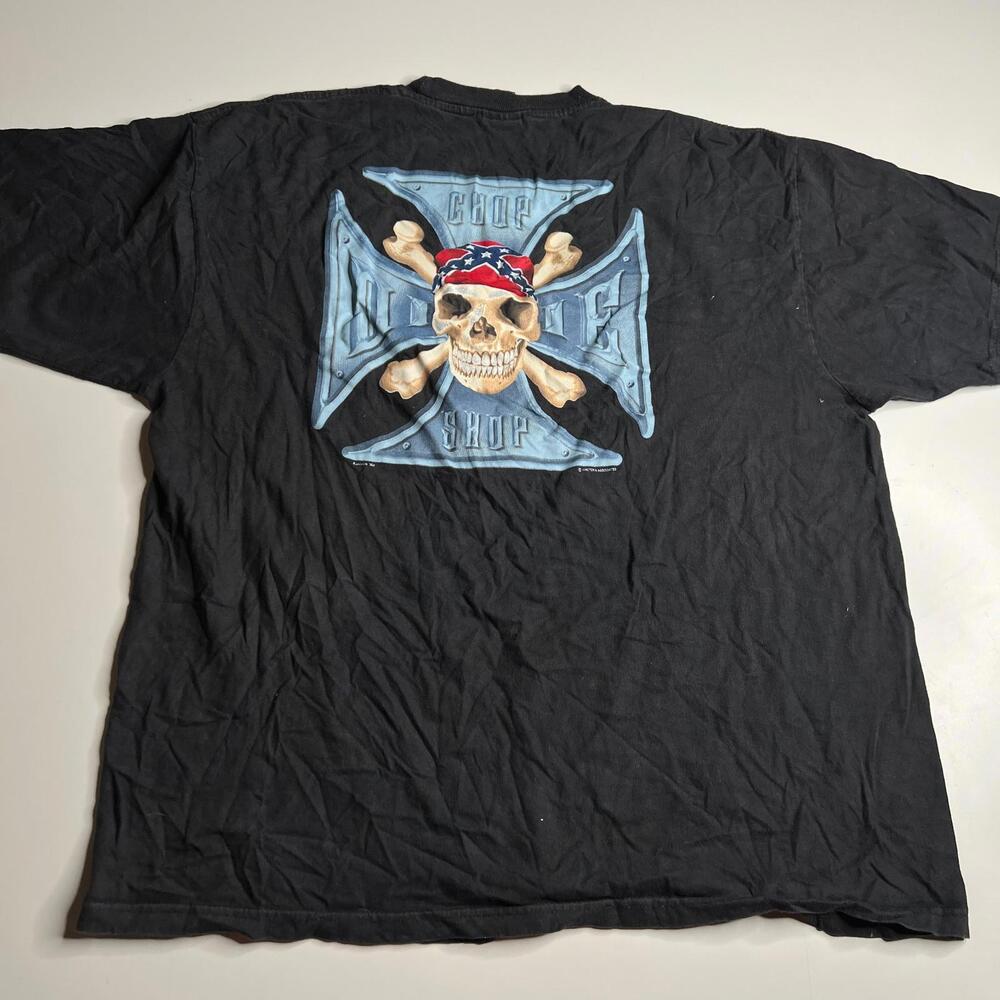 Vintage 2003 Dixie Chopper T-Shirt Choice Apparel‎ Black Men’s XL Lawn Mower Tee